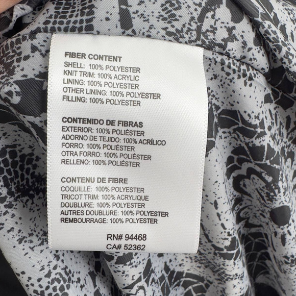 Betsey Johnson black parka - Picture 9 of 10